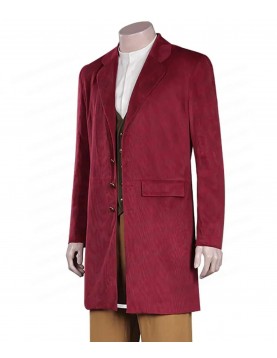 Martin Freeman The Hobbit Maroon Coat |Bilbo Baggins Maroon Coat